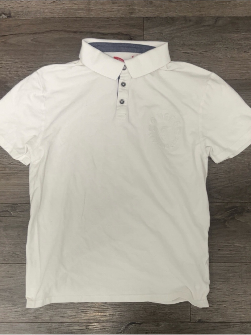 Guess White Polo Shirt T-Shirt